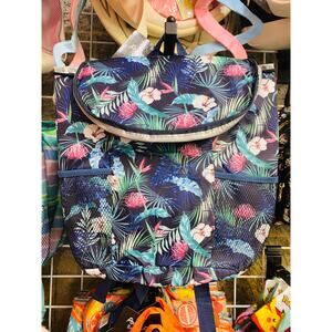Polar Pack Backpack Cooler Tropical Floral Print